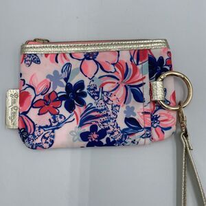 New Lilly Pulitzer GWP Zip Top Wallet Wristlet Party Like A Lobstar Lobster